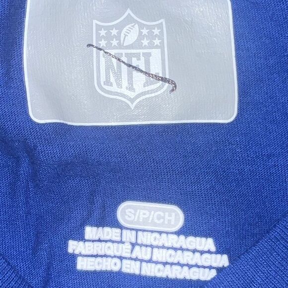 NFL Women's Indianapolis Colts Long Sleeve T-Shirt Blue Horseshoe Small NWT - Picture 7 of 8